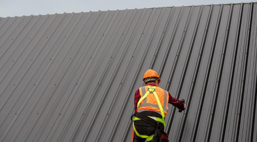 Professional metal roof installation services in Easton, CT